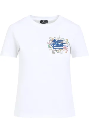 Etro Mujer, Camisetas, Blanco, Talla: M