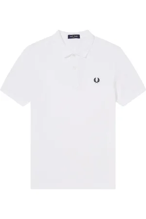 Fred Perry Hombre, Camisetas, Blanco, Talla: L