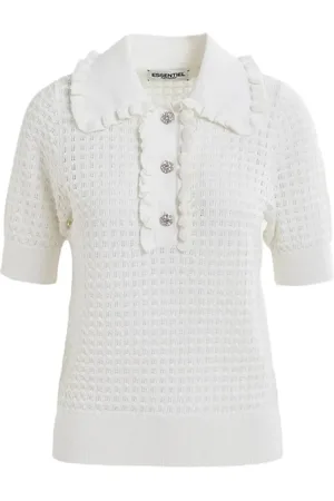 Essentiel Antwerp Mujer, Camisetas, Blanco, Talla: L