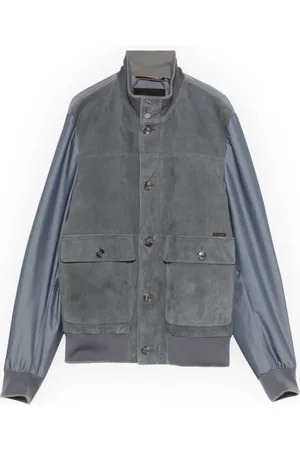 MOORER Hombre, Chaquetas, Gris, Talla: L