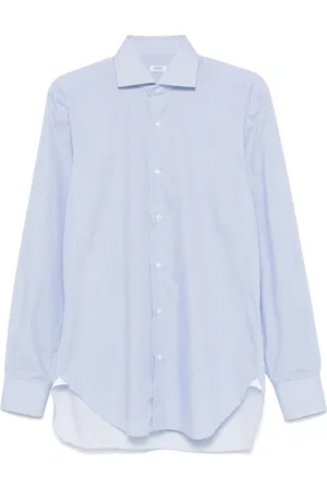 BARBA Hombre, Camisas, Azul, Talla: 3XL