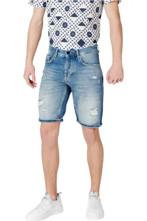 Antony Morato Hombre, Pantalones cortos, Azul, Talla: W34