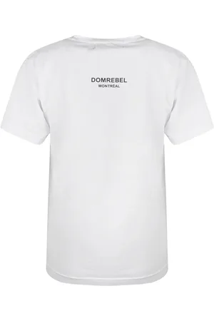 DOMREBEL Mujer, Camisetas, Blanco, Talla: S