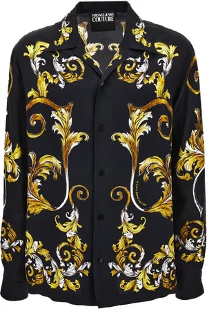 VERSACE Hombre, Camisas, Negro, Talla: S