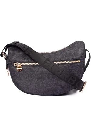 Borbonese Mujer, Bolsos, Negro, Talla: ONE Size