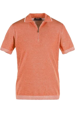 MOORER Hombre, Camisetas, Naranja, Talla: 2XL
