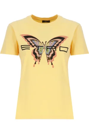 Etro Mujer, Camisetas, Amarillo, Talla: M