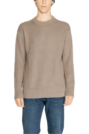 Calvin Klein Hombre, Jerseys, Marrón, Talla: XL