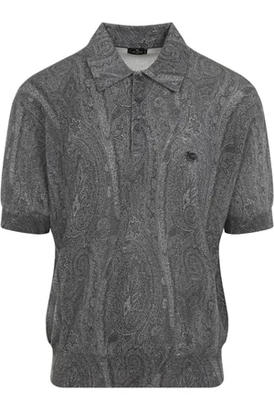 Etro Hombre, Camisetas, Gris, Talla: M