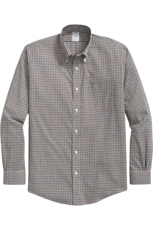 Brooks Brothers Hombre, Camisas, Gris, Talla: M