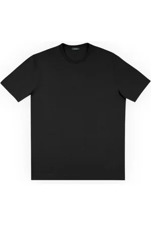 ZANONE Hombre, Camisetas, Negro, Talla: 2XL