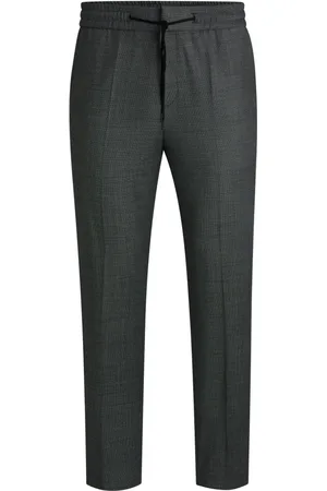 HUGO BOSS Hombre, Pantalones, Gris, Talla: S