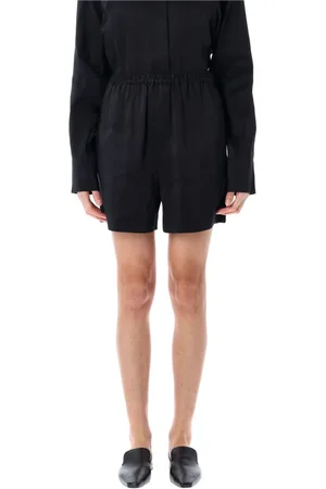 Loulou Studio Mujer, Pantalones cortos, Negro, Talla: S