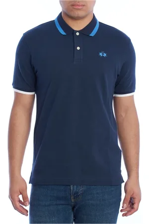 La Martina Hombre, Camisetas, Azul, Talla: S