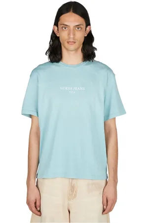 Guess Hombre, Camisetas, Azul, Talla: L
