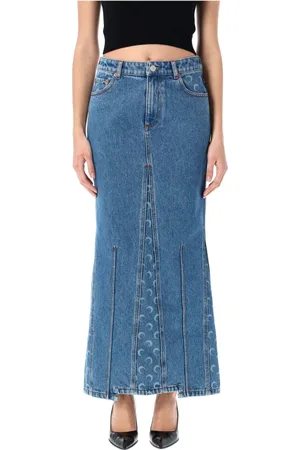 Marine Serre Mujer, Faldas, Azul, Talla: S