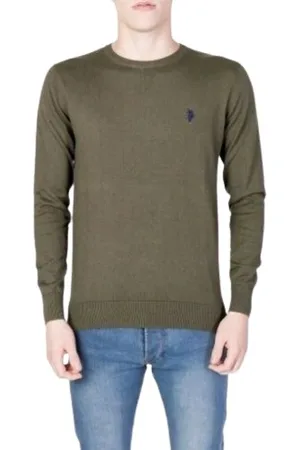 U.S. Polo Assn. Hombre, Jerseys, Verde, Talla: L