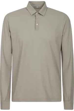 ZANONE Hombre, Camisetas, Marrón, Talla: S