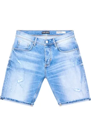 Antony Morato Hombre, Pantalones cortos, Azul, Talla: W34