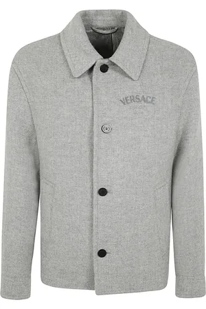 VERSACE Hombre, Chaquetas, Gris, Talla: XL