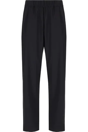 LANEUS Hombre, Pantalones, Negro, Talla: S