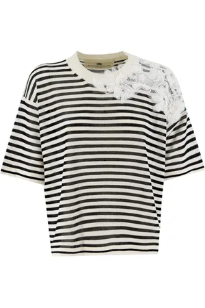 ERMANNO SCERVINO Mujer, Camisetas, Blanco, Talla: S