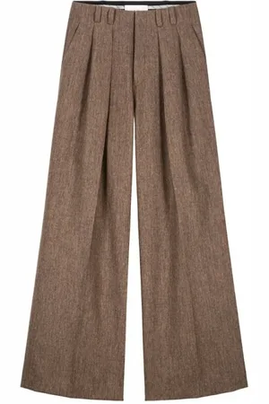 LAURENCE BRAS Mujer, Pantalones, Marrón, Talla: M