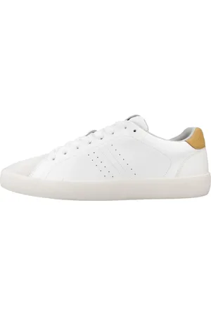 Geox Hombre, Zapatos, Blanco, Talla: 44 EU