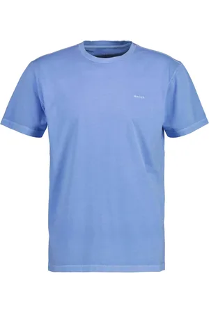 GANT Hombre, Camisetas, Azul, Talla: XL