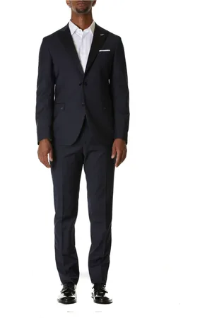 PAOLONI Hombre, Trajes, Azul, Talla: 2XL