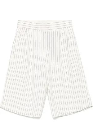 Loulou Studio Mujer, Pantalones cortos, Blanco, Talla: S