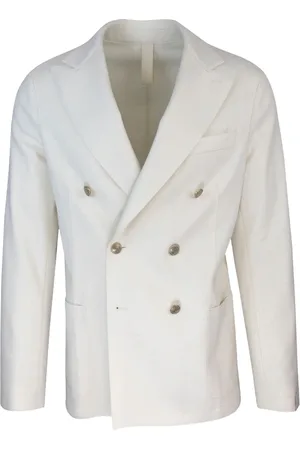 ELEVENTY Hombre, Chaquetas, Blanco, Talla: L