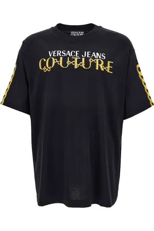 VERSACE Hombre, Camisetas, Negro, Talla: S