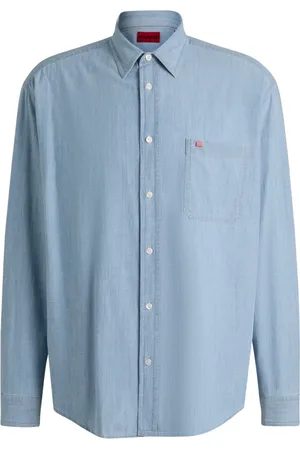 HUGO BOSS Hombre, Camisas, Azul, Talla: XL
