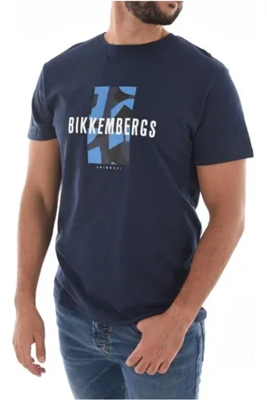Bikkembergs Hombre, Camisetas, Azul, Talla: 2XL