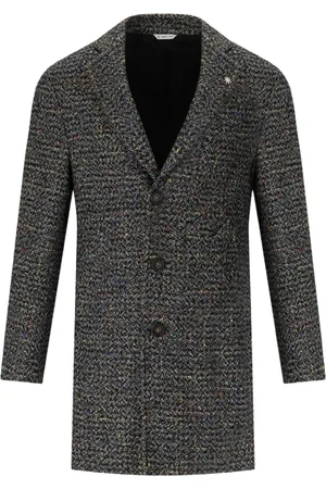 Manuel Ritz Hombre, Abrigos, Gris, Talla: M