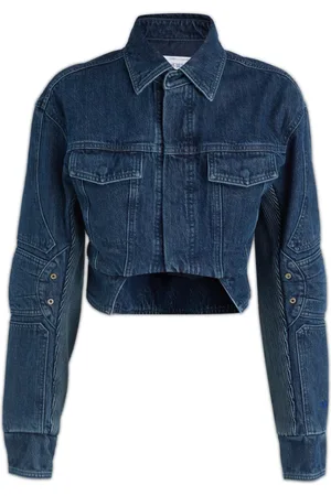 OFF-WHITE Mujer, Chaquetas, Azul, Talla: S