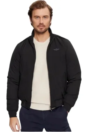 Aeronautica Militare Hombre, Chaquetas, Negro, Talla: XL