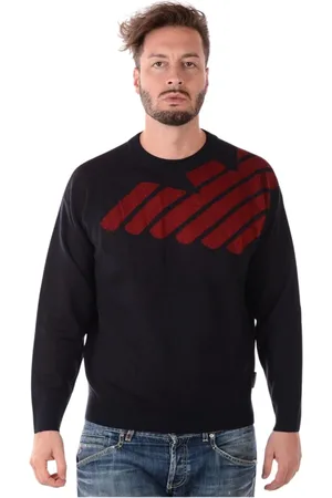 Emporio Armani Hombre, Jerseys, Azul, Talla: L