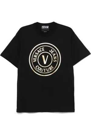 VERSACE Hombre, Camisetas, Negro, Talla: L