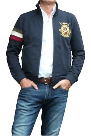 Aeronautica Militare Hombre, Chaquetas, Azul, Talla: 4XL