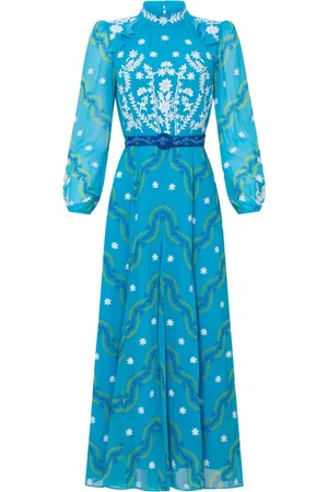 SALONI Mujer, Vestidos, Azul, Talla: M