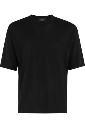 Roberto Collina Hombre, Camisetas, Negro, Talla: M