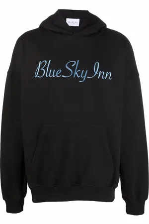 BLUE SKY INN Hombre, Sudaderas, Negro, Talla: L