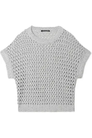 Luisa Cerano Mujer, Jerseys, Gris, Talla: M