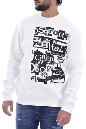 Dsquared2 Hombre, Sudaderas, Blanco, Talla: M