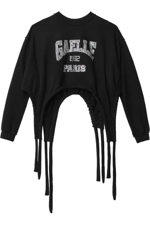 GAËLLE Mujer, Sudaderas, Negro, Talla: S