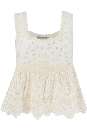 ERMANNO SCERVINO Mujer, Camisetas, Blanco, Talla: S