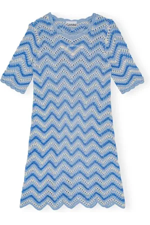 Ganni Mujer, Vestidos, Azul, Talla: M