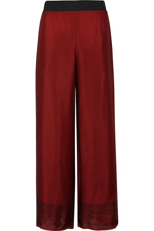 OBIDI Mujer, Pantalones, Rojo, Talla: S